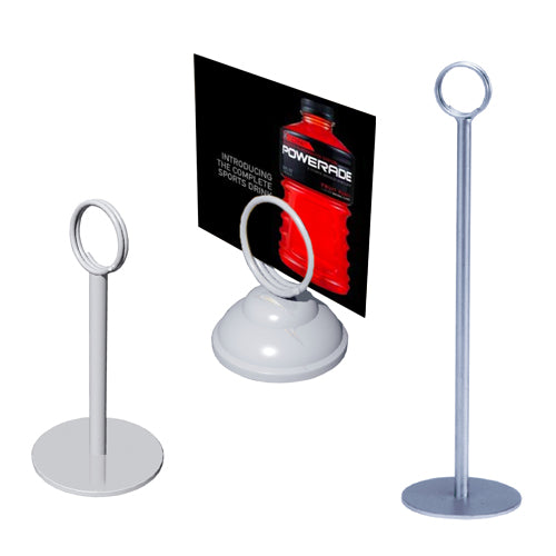 Wire Loop Counter Top Sign Holder Display (12 Pole Height